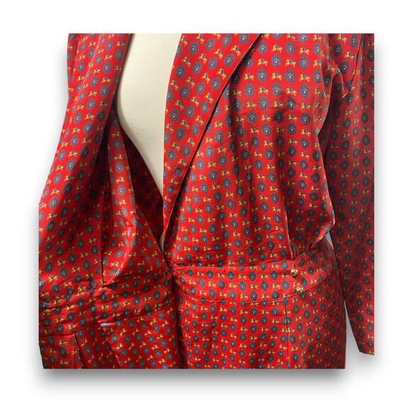 VTG 80's Pat Argenti Collared Dress Size 12 - Picture 3 of 9